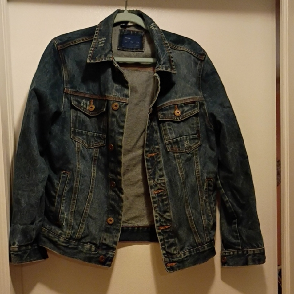 Zara Men's Indigo Denim Jacket